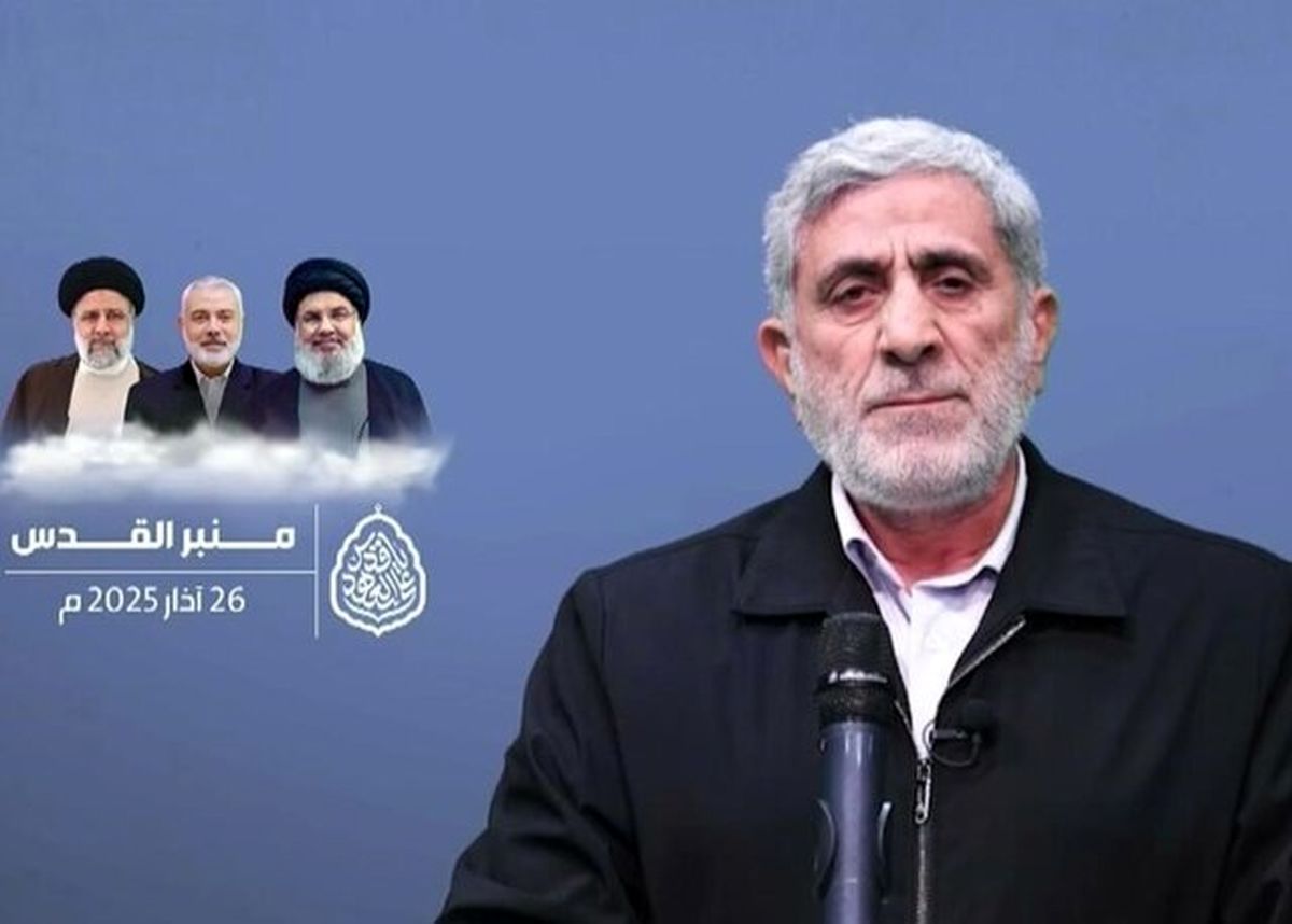 سردار قاآنی: ایران کما فی السابق در کنار فلسطین می‌ایستد/ ویدئو