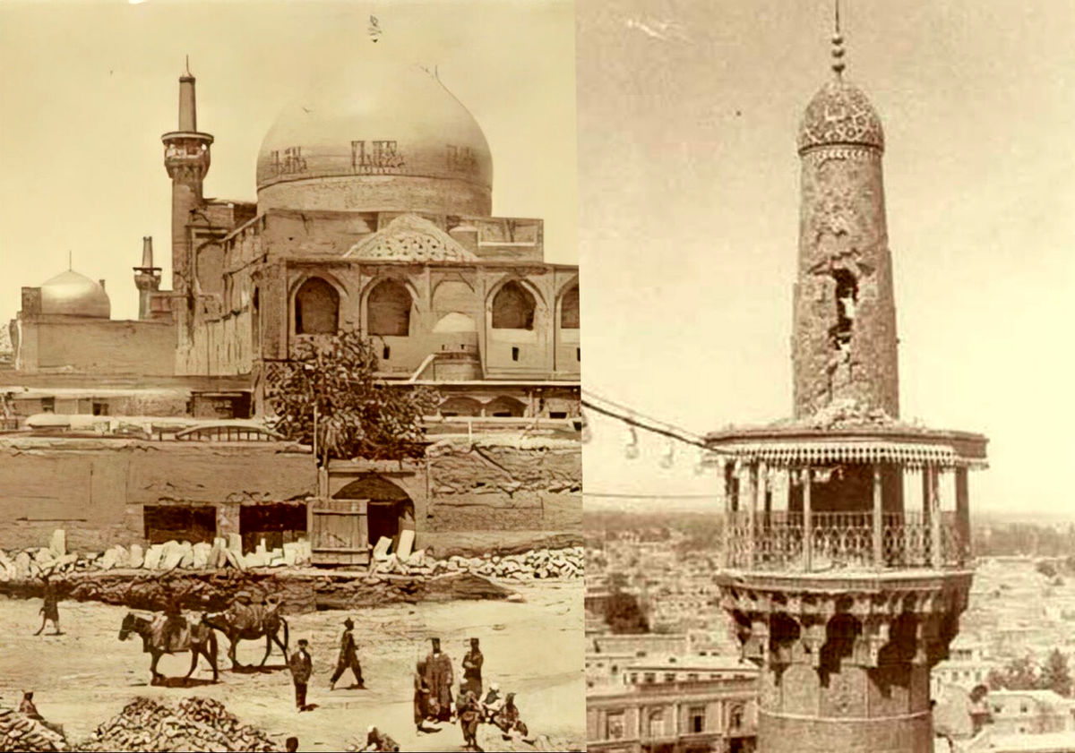 قدیمی‌ترین عکس‌هایی  که از حرم مطهر رضوی ثبت شده است