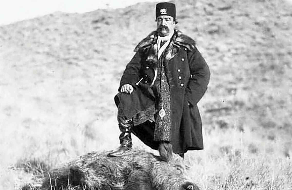 ناصرالدین شاه خواب اجنه دید، بعد تصویرش را کشید/ تصویر