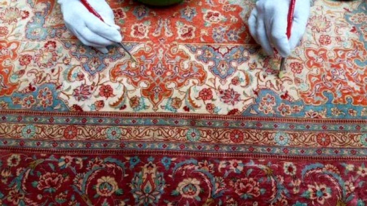 قلم زنی فرش چیست و چه مراحلی دارد؟