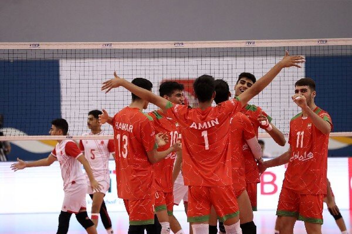 نوجوانان والیبال ایران با پیروزی مقتدرانه مقابل میزبان جهانی شدند

