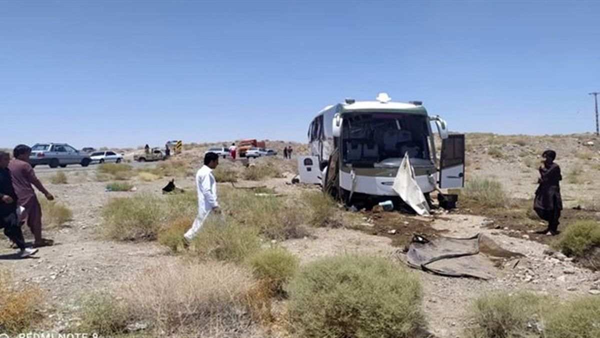 مرگ 4 سرنشین پراید در تصادف با اتوبوس