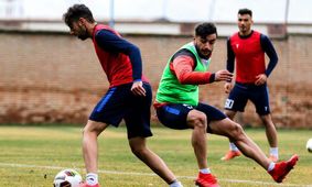 تمرین باانگیزه شاگردان یحیی برای بازی با پرسپولیس