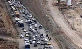 ترافیک سنگین در محور ایلام به مهران