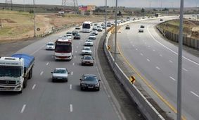 ترافیک نیمه سنگین در محور هراز