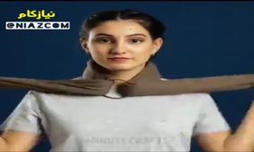 روشهای جالب بستن شال در هوای سرد