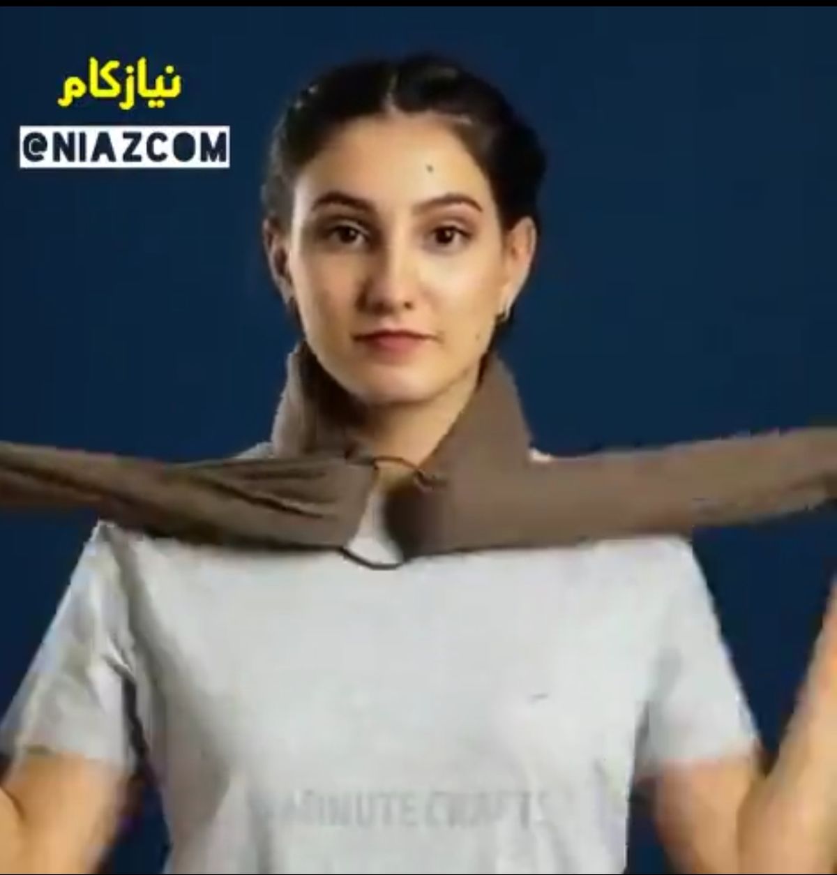 روشهای جالب بستن شال در هوای سرد