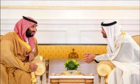 دیدار محمد بن سلمان با ولیعهد ابوظبی