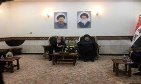 دیدار مقتدی صدر با مسعود بارزانی