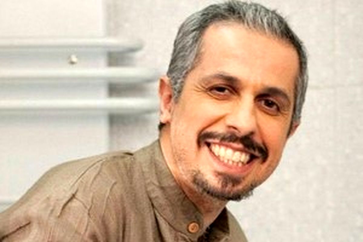 عکس زیرخاکی جواد رضویان از پشت صحنه برنامه "سلام،سلام"