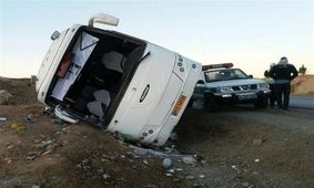 تصادف خونین اتوبوس با تریلی در محور شیراز ـ جهرم/۸ نفر کشته و ‌‌مصدوم شدند