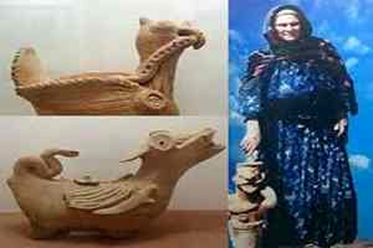 خاتوزین؛ زن بی سواد کُرد خالق مجسمه های عجیب