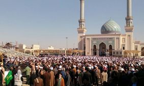 آغاز مراسم تشییع پیکر آیت الله مومن در قم