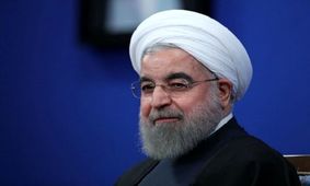 بارندگی شدید در محل برگزاری سخنرانی رئیس جمهور در کنگان