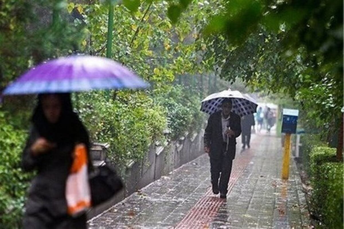 بارش باران و برف در جاده های خراسان رضوی/رانندگان احتیاط کنند