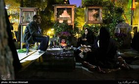 تحویل سال در کنار شهدا؛ مردم ایران سنگ تمام گذاشتند