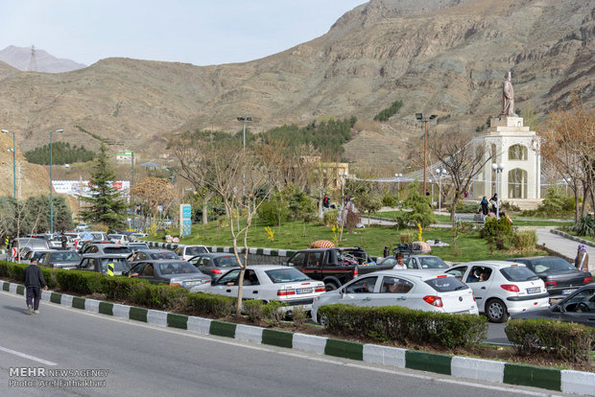 ترافیک جاده چالوس از جنوب به شمال نیمه سنگین است