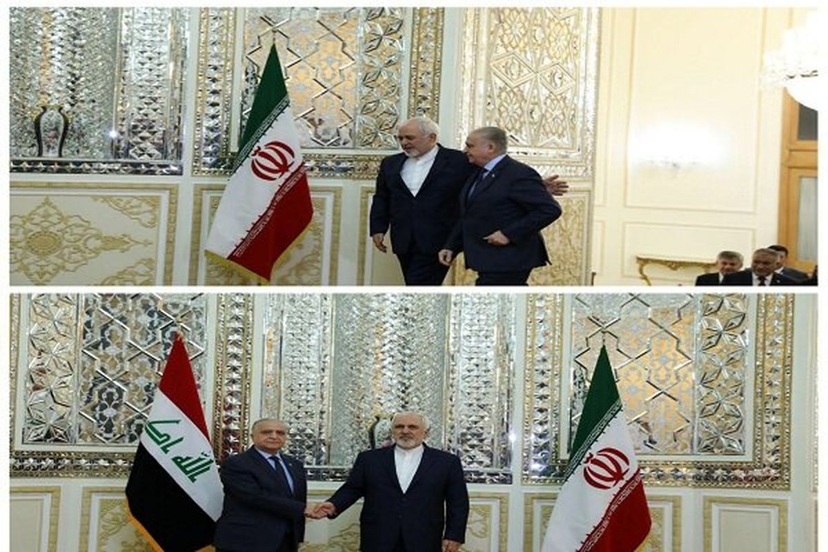 وزیر خارجه عراق با ظریف دیدار و گفتگو کرد