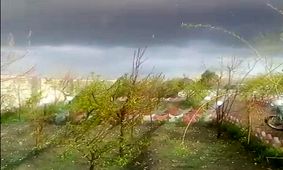 بارش شدید باران در شاندیز