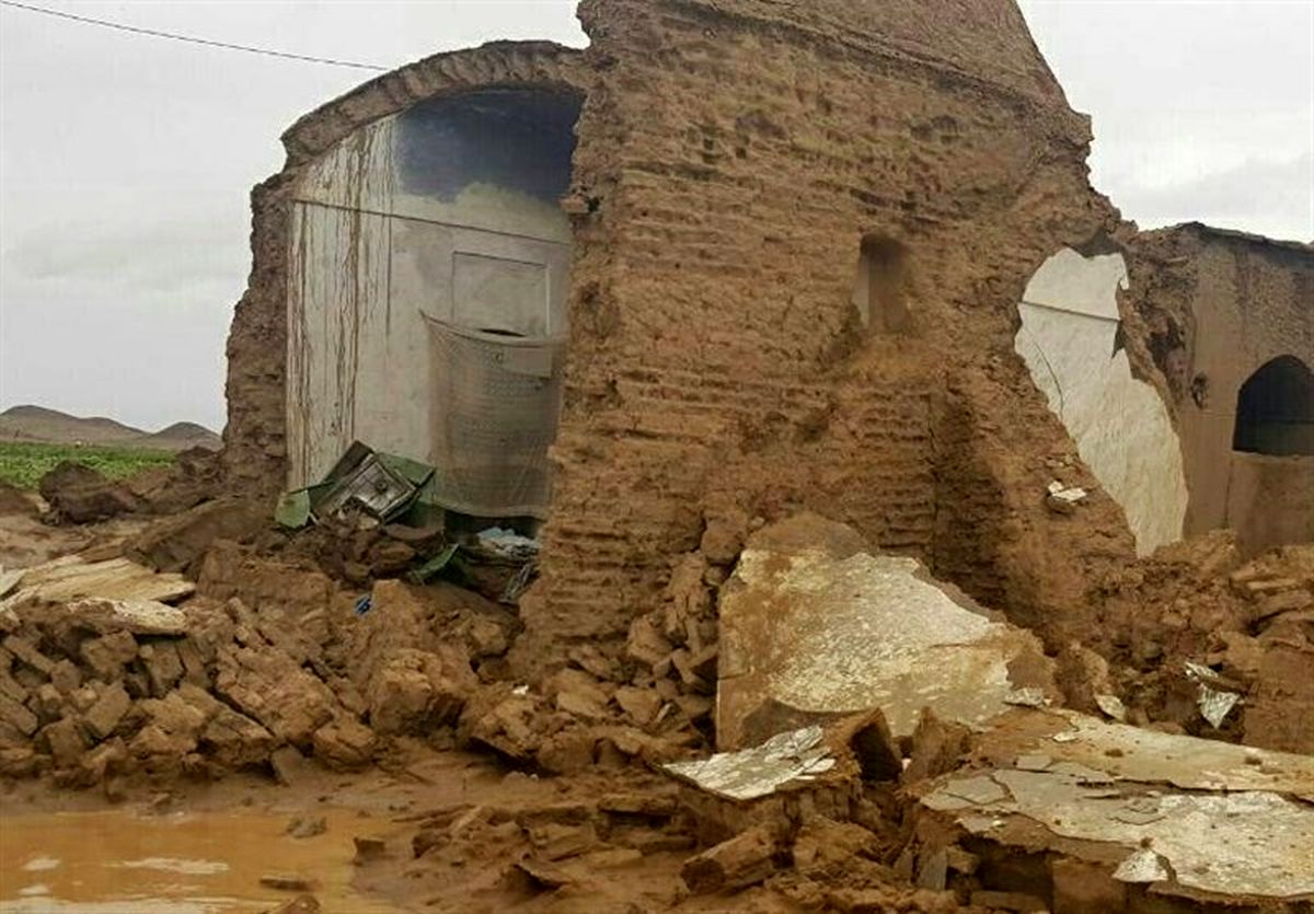 سیل در خراسان جنوبی به ۲۴۲ واحد روستایی و شهری خسارت زد