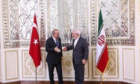 ظریف با وزیر خارجه ترکیه دیدار کرد