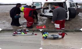 نجات ۴۳ نفر از چنگال سیل در خراسان جنوبی