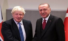 حرکت عجیب اردوغان با نخست وزیر انگلیس/ ویدئو ‏