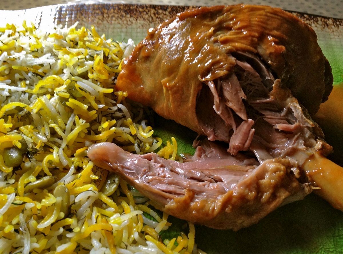 طرز تهیه باقالی پلو با گردن به روش خاص 