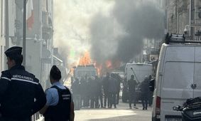 انفجار در نزدیک دفتر نخست وزیری فرانسه هنگام گردهمایی رهبران سیاسی/ ویدئو