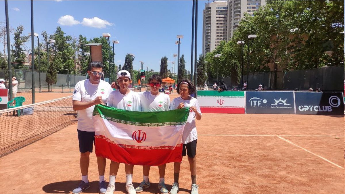 پسران و دختران ایران قهرمان تنیس غرب آسیا شدند

