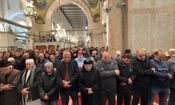 اقامه باشکوه نخستین نماز صبح جمعه در مسجد الاقصی پس از ۴۰ روز