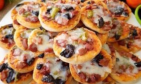 دستور پخت مینی پیتزا تابه ای