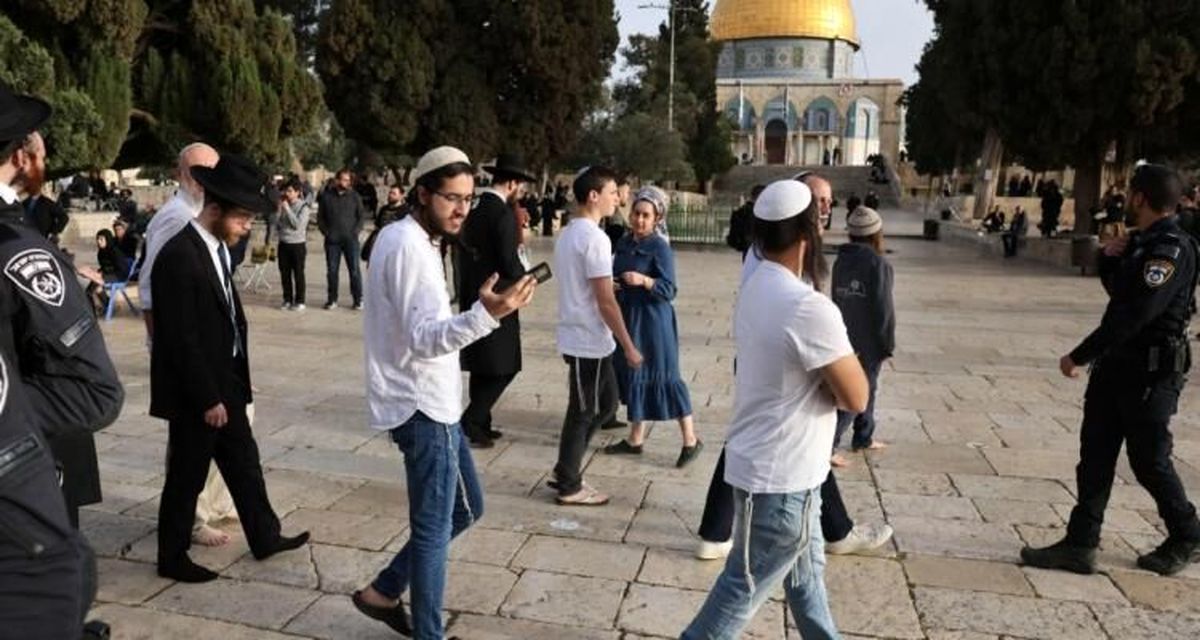تعرض دوباره صهیونیست‌های تندرو به مسجدالاقصی/ ویدئو