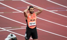 سریع‌ترین دونده ایران در انتظار ویزای مسابقات قهرمانی آسیا/ عکس

