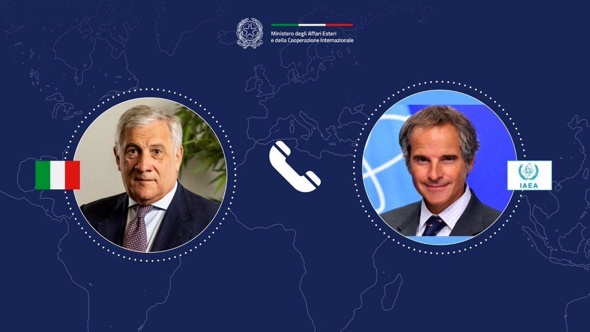 رایزنی وزیر خارجه ایتالیا و گروسی درباره ایران/ تایانی: ضروری است که ایران همکاری کامل خود با آژانس را از سر بگیرد/ آماده تسهیل مذاکرات هسته‌ای هستیم