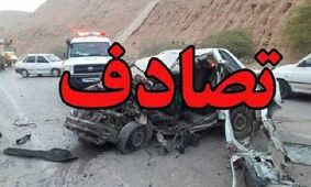 مرگ تلخ 2 کودک بخاطر نبستن کمربند در جاده قزوین