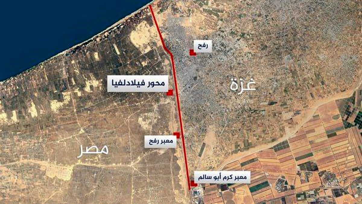 اسرائیل از محور فیلادلفیا در مرز غزه و مصر عقب‌نشینی نمی‌کند

