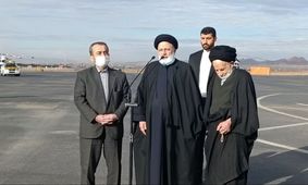 رئیسی وارد خراسان جنوبی شد


