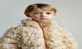 طراحی لباس با الهام از نودل برنج/ تصاویر