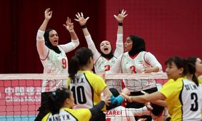 برتری زنان والیبال نشسته ایران برابر استرالیا در قهرمانی آسیا

