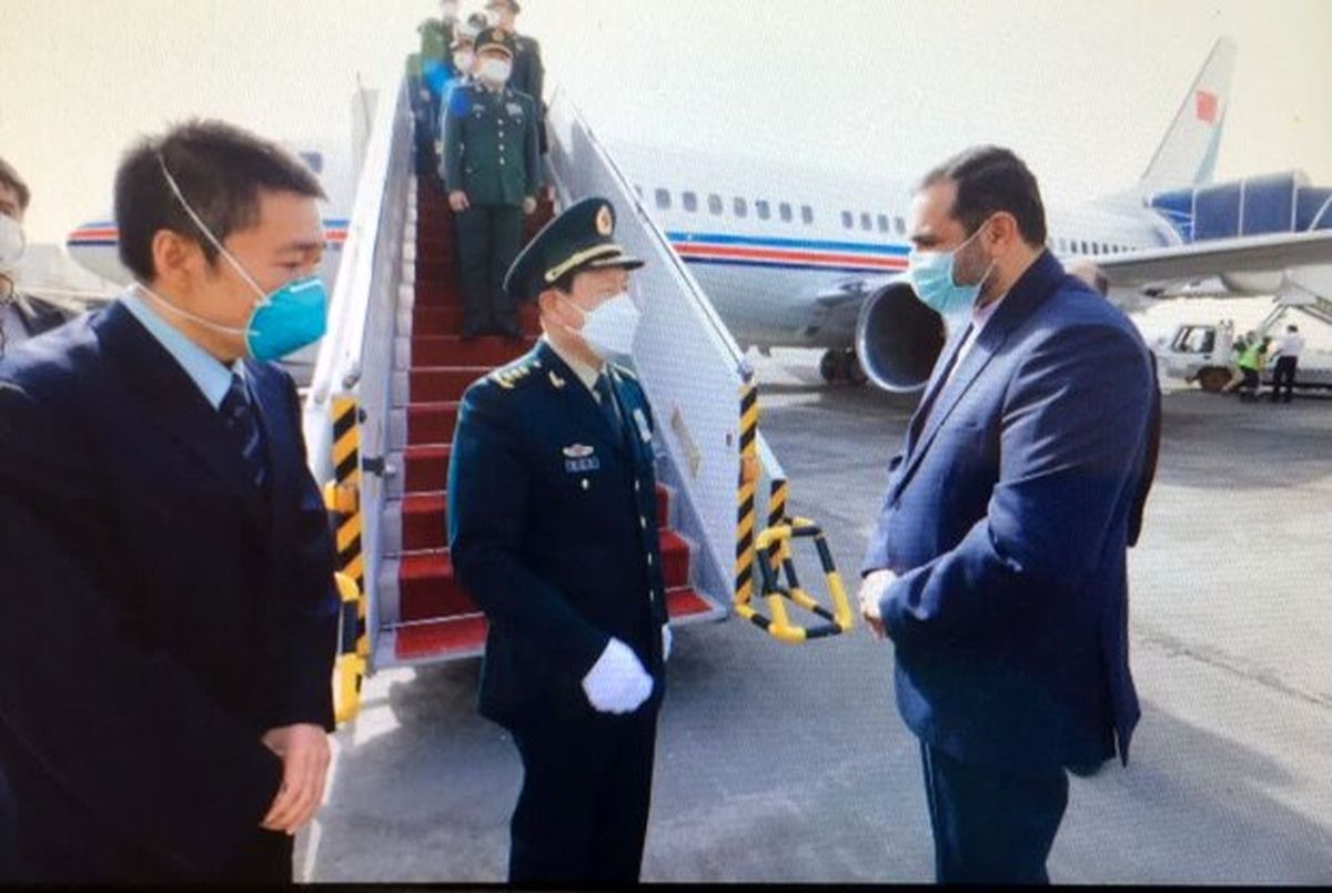 وزیر دفاع چین وارد تهران شد

