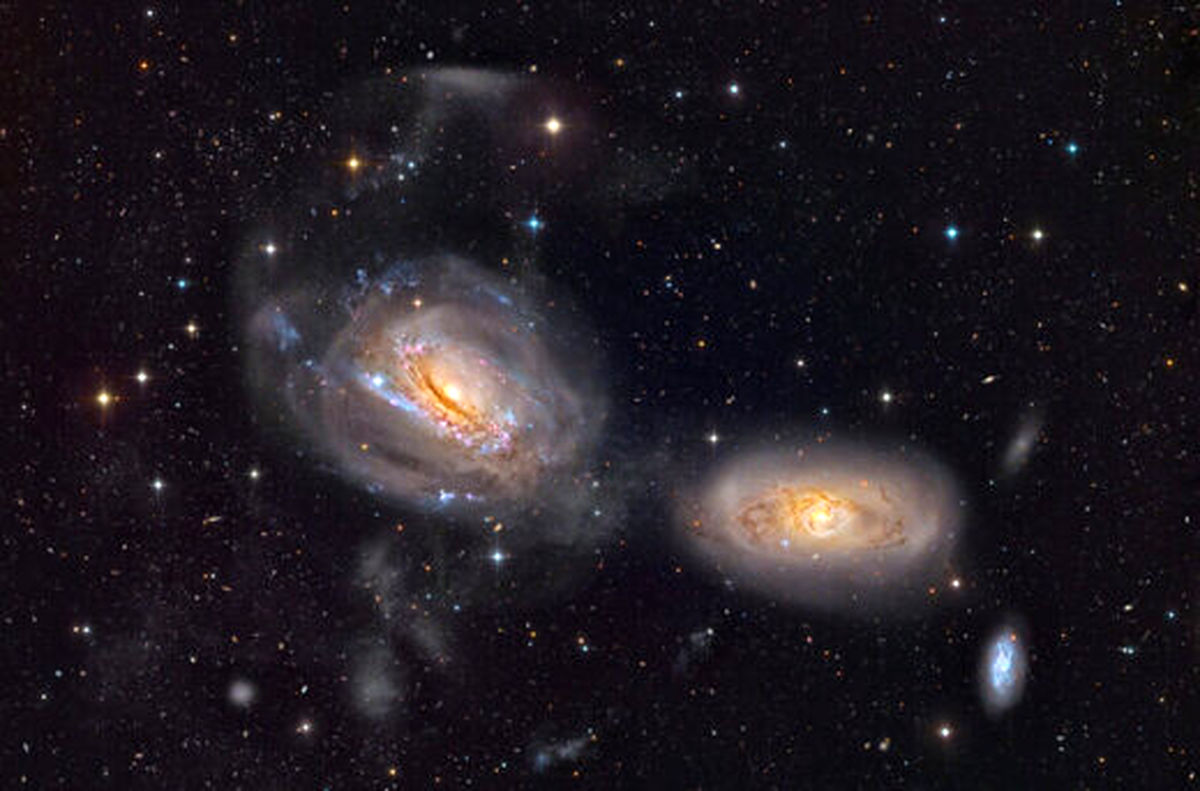 کهکشان مارپیچی NGC 3169 فروپاشید