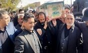 تشییع پیکر شهید مهدوی کلاته معاون وزیر اطلاعات در قم