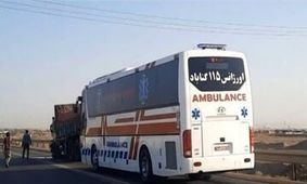 تصادف زنجیره‌ای در این جاده مرگبار شد
