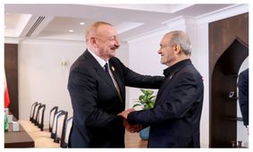 پیام فارسی الهام علی‌اف در تشکر متقابل از پزشکیان/ از این به بعد هم در روزهای خوش و سخت همواره در کنار هم خواهیم بود