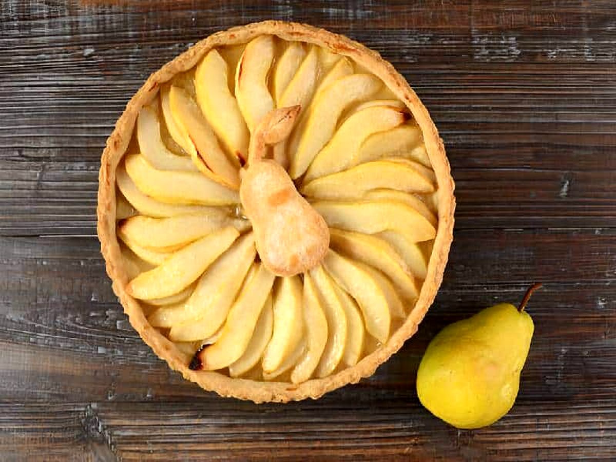 طرز تهیه تارت گلابی به روش قنادهای فرانسوی

