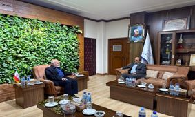 دیدار مدیرعامل شرکت فولاد اکسین با استاندار خوزستان 