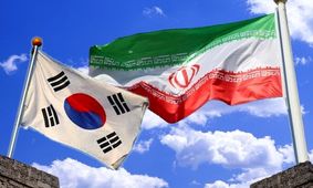 برافراشته شدن دائمی‌ پرچم ایران در یک خیابان پایتخت کره جنوبی/ عکس