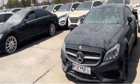توقیف بنز ۱۲۰ میلیاردی در اصفهان