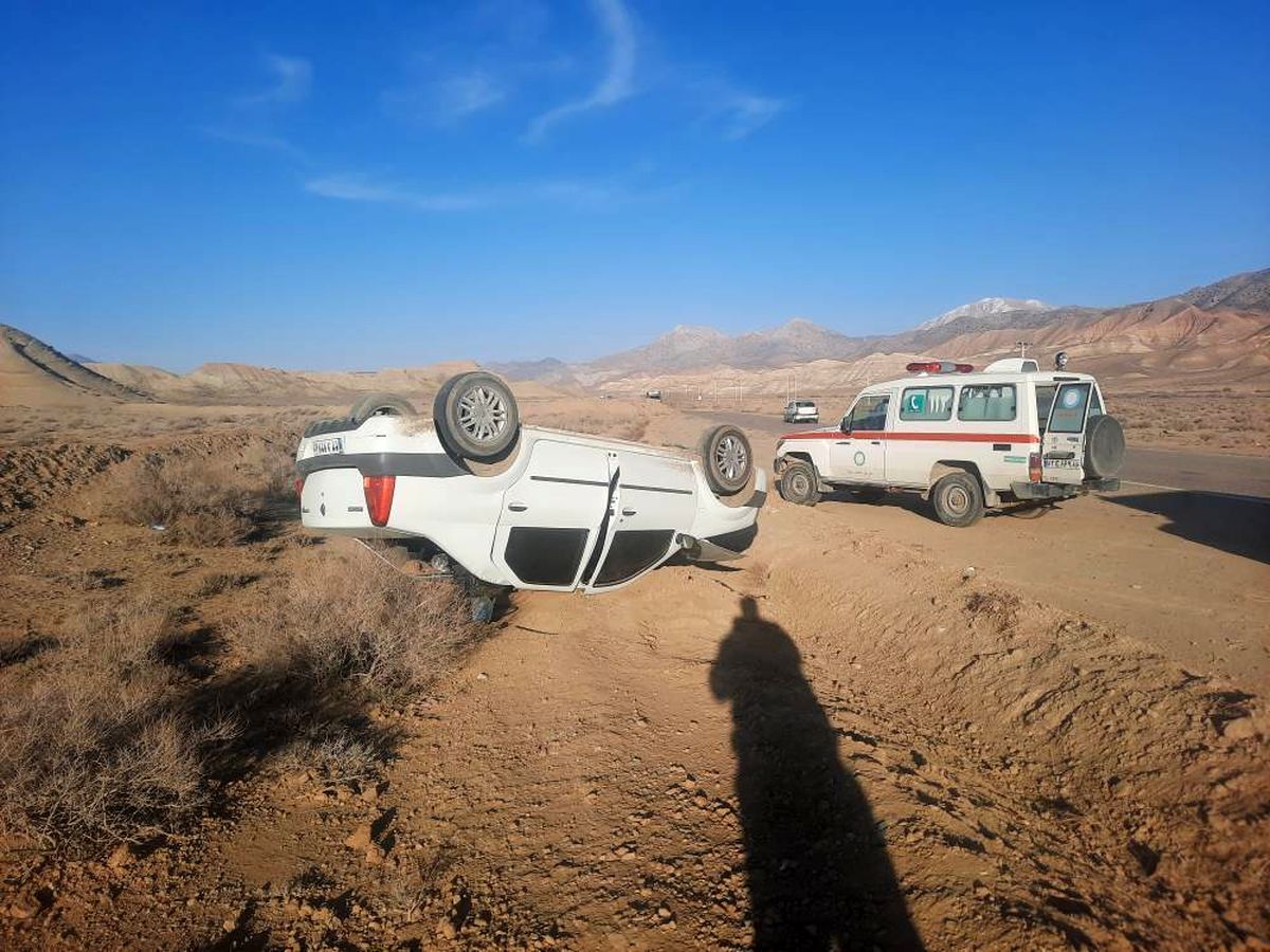 واژگونی مرگبار در محور شاهرود به آزادشهر
